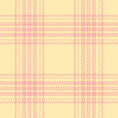 Tartan vector texture of check background fabric with a seamless plaid pattern textile.