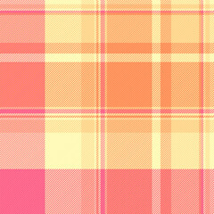 Seamless plaid background of texture check tartan with a vector fabric pattern textile.