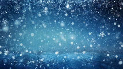 Naklejka na ściany i meble Snow background with copyspace. Christmas background concept.