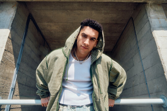 professional model posing editorial style