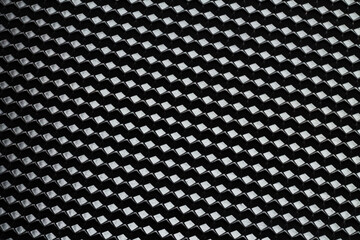 Black abstract trellised cellular hexagonal background