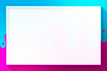 Fototapeta premium Abstract Rectangular Blank Frame Background