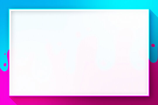 Abstract Rectangular Blank Frame Background