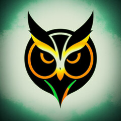 Esport Team Logo Design, Owl Symbolt Generated by AI