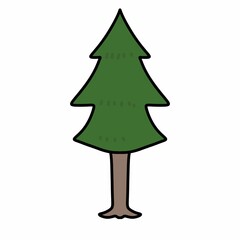 christmas tree decoration isolated icon