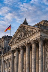 The Reichstag Pediment In Berlin, Germany