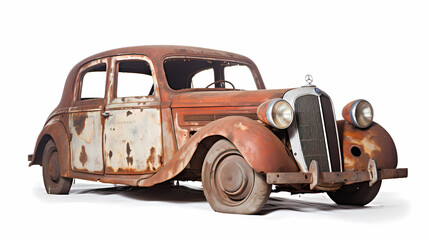 Fototapeta premium Rusty old-timer car