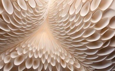 Biomimicry organic minimalist structure capillary pattern background. Generative AI.