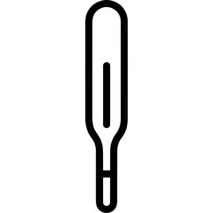 Thermometer medicine icon symbol image vector. Illustration of the temperature cold and hot measure tool design image.