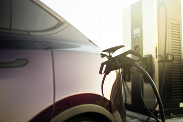 Embracing Sustainable Transportation Charging an Electric Car for a Cleaner Future