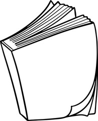 hand drawn book illustration.