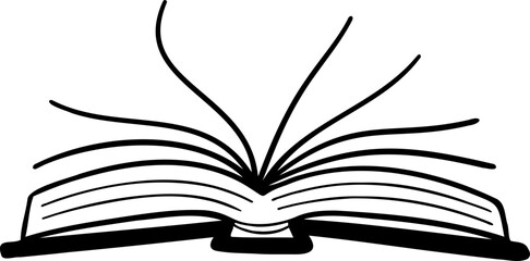 hand drawn book illustration.