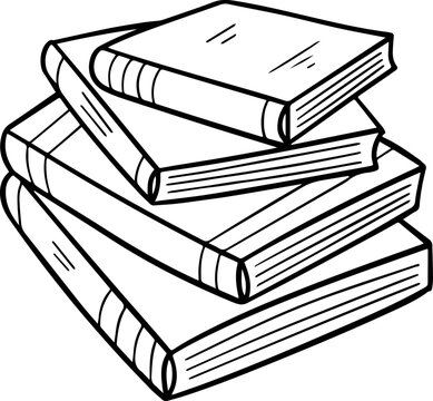 recommend clip art: hand drawn book illustration.