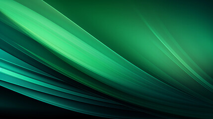Green wave stripes. Bright Natural background. Generative Ai