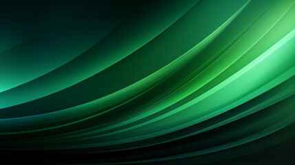 Green wave stripes. Bright Natural background. Generative Ai