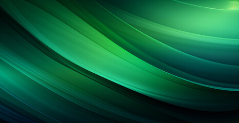 Green wave stripes. Bright Natural background. Generative Ai
