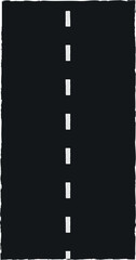 Road markings design element.