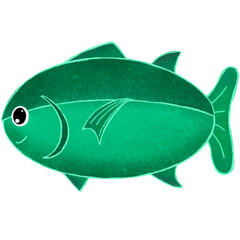 fish on green 