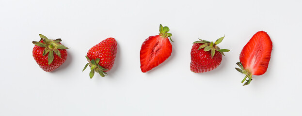 Sweet and fresh summer fruit - tasty strawberry