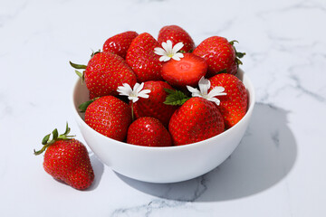 Sweet and fresh summer fruit - tasty strawberry