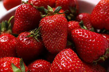 Sweet and fresh summer fruit - tasty strawberry