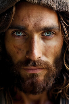 portrait of Jesus. Generative Ai