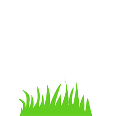 Crested Grass And Seamless Horizontal Green Grass Vector