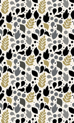 seamless black , grey and yellow-brown color pattern 
