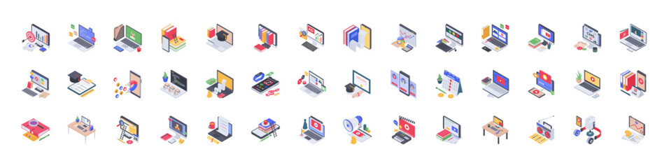 Webinar and Podcast icon collection. Containing audio, microphone, record, podcasting, broadcasting and entertainment icons. Solid icon set. Vector illustration.
