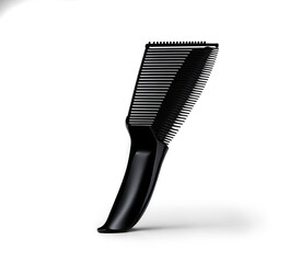 Black Comb isolated on White Background