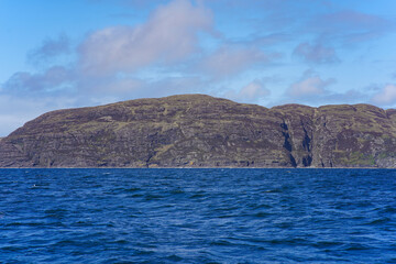 Ardnamurchan Peninsula in Scotland seen from the water