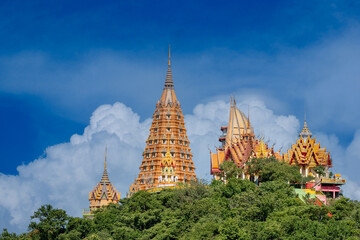 Beautiful landscape Tiger cave temple or Wat Tham Suea in Kanchanaburi Thailand...