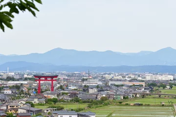 Tuinposter 弥彦大鳥居（新潟県） © UI_forever