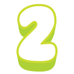 Obraz premium Number hand draw pastel color