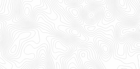 Obraz premium Seamless pattern with lines Topographic map. Geographic mountain relief. Abstract lines background. Contour maps. Vector illustration, Topo contour map on white background, Topographic contour lines.