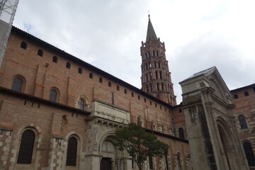 Fototapeta na wymiar ville de Toulouse, église