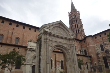 Fototapeta na wymiar ville de Toulouse, église 
