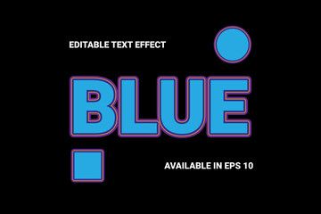 blue text effect, this design is suitable for pamphlets, t-shirts, banners, or web designs