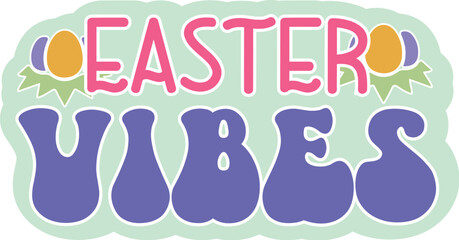 Retro Easter SVG