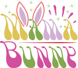 Retro Easter SVG