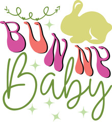 Retro Easter SVG