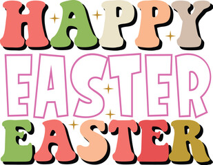 Retro Easter SVG