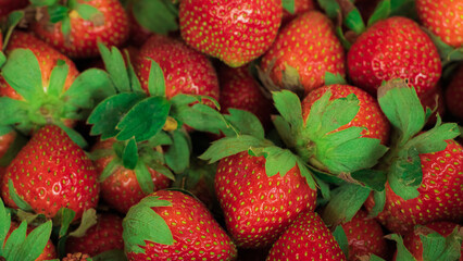 a bunch of strawberries