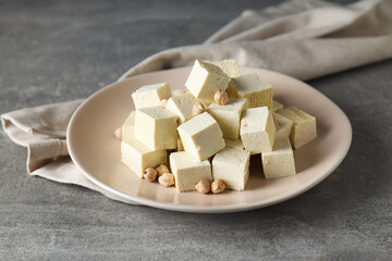 Traditional component of Asian cuisine - Tofu, bean curd