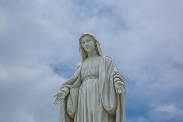 Obraz premium Our Lady of Grace catholic Virgin Mary religious statue
