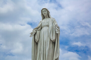 Fototapeta premium Our Lady of grace Virgin Mary catholic religious statue