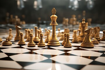 Strategic Artistry Design for Chess Enthusiasts. Generative AI