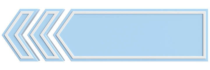 Obraz premium Previous button. Back button. 3D illustration.
