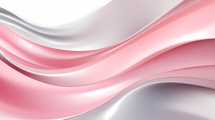 Obraz premium Abstract Pink curve shapes background. luxury wave. Smooth and clean subtle texture creative design. Suit for poster, brochure, presentation, website, flyer. vector abstract design element