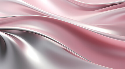 Obraz premium Abstract Pink curve shapes background. luxury wave. Smooth and clean subtle texture creative design. Suit for poster, brochure, presentation, website, flyer. vector abstract design element